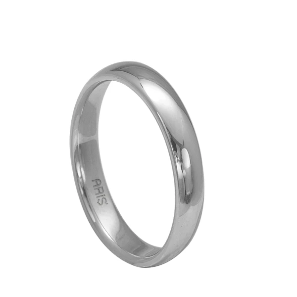 Platin Bombiertes Ehering (3 mm) Herrenmodell
