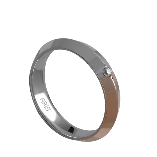 Ehering Diamant Gold Damenmodell