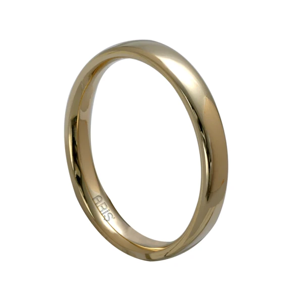Gold Ehering Herren Modell