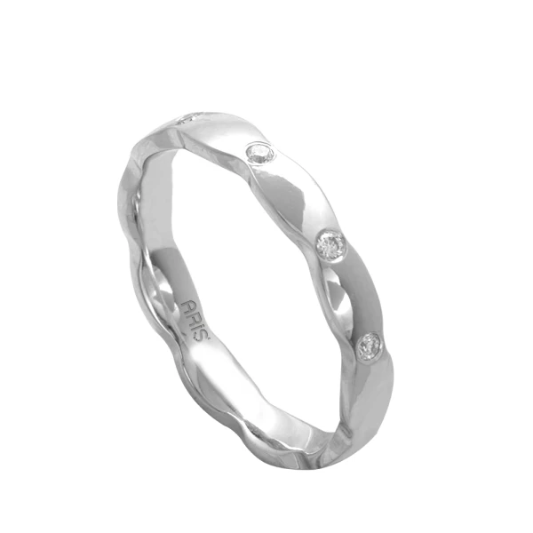 Gold Verlobungsring mit Diamanten Damen Modell