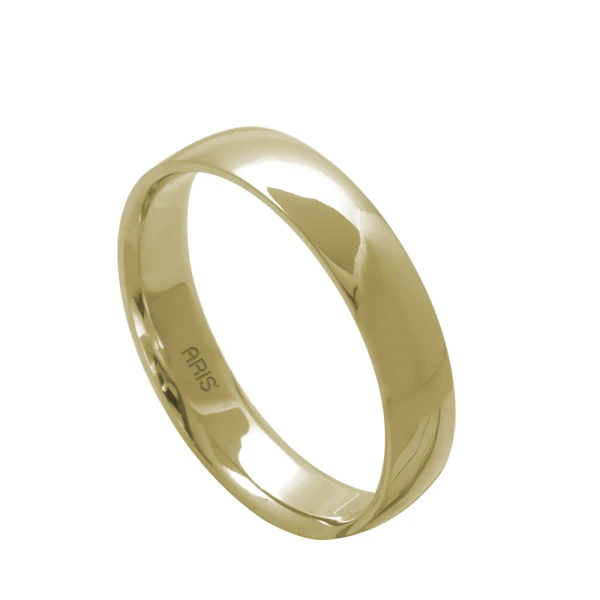 Gelbgold Ehering (14 Karat) Herren Modell