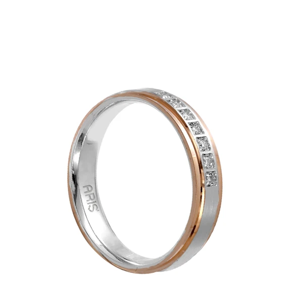Verlobungsring mit 7 Diamanten Damenmodell