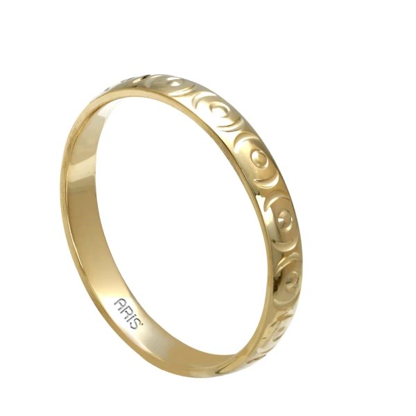Gold Ehering Damen Modell