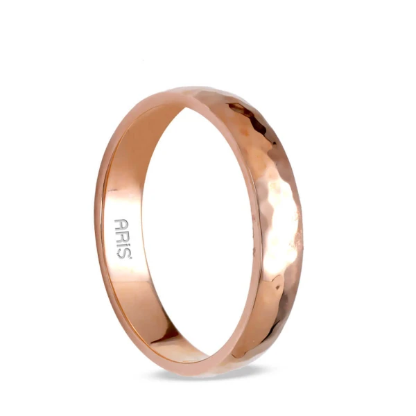 Tätowiertes Motiv Gold Verlobungsring Herren Modell