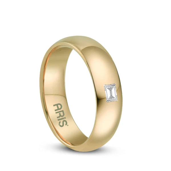 Diamant Baguette Verlobungsring Damenmodell