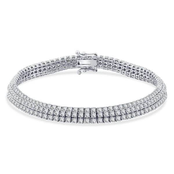 7,80 Karat Rivière-Diamantarmband