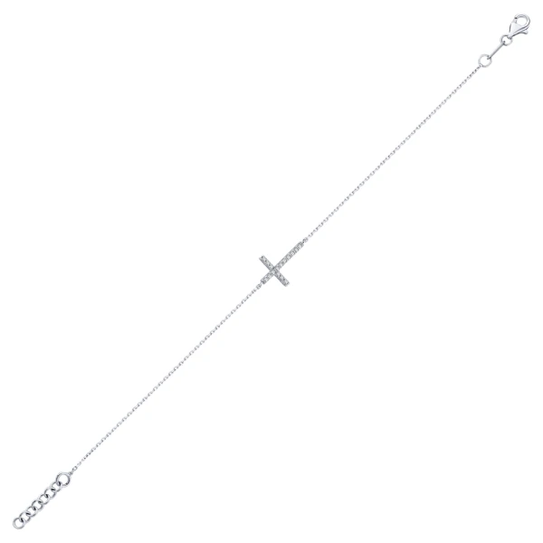 Kreuz-Diamantarmband