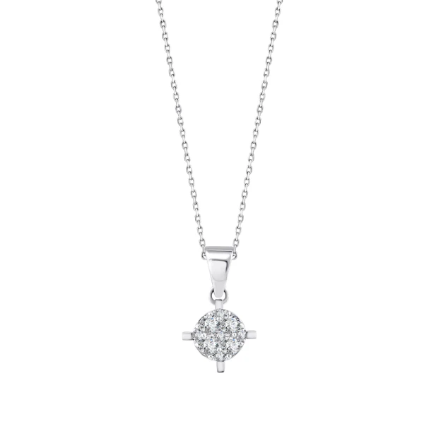 Solitär-Effect-Diamantkette (optische Wirkung)