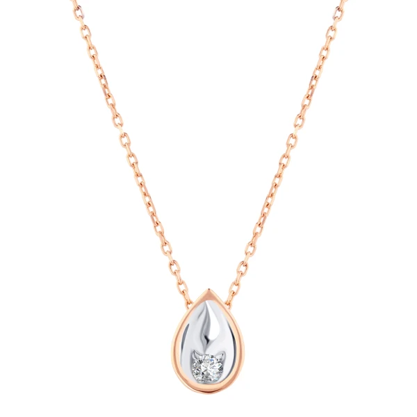 Tropfen-Diamantkette