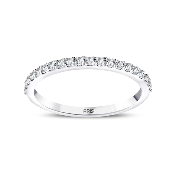 0,30 Karat Halbmemory-Diamantring
