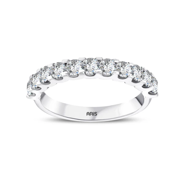 1,00 Karat Halbmemory-Diamantring