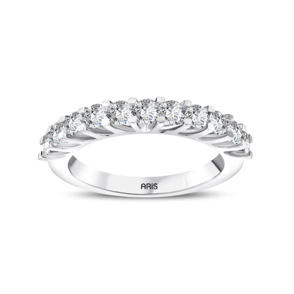 1,00 Karat Halbmemory-Diamantring
