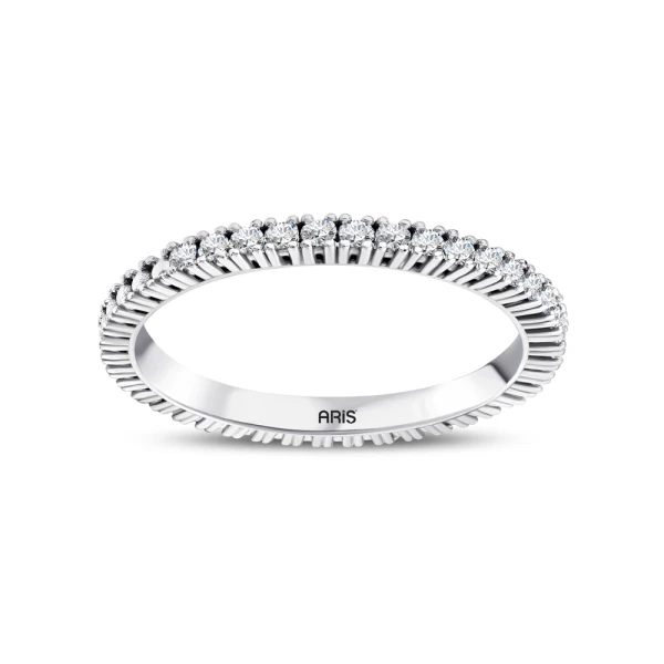 0,22 Karat Memoire-Diamantring