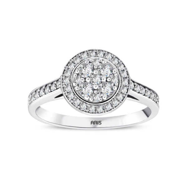 0,41 Karat Effect-Diamantring
