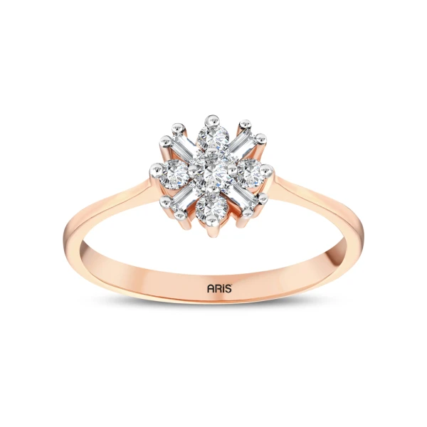Baguette Design-Diamantring