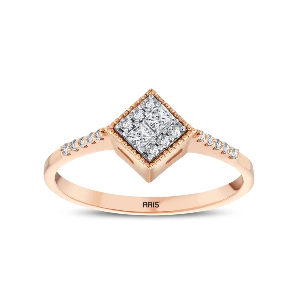 Prinzess-Effect-Diamantring