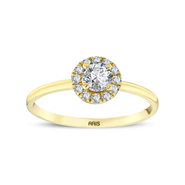 0,43 Karat Solitär-Diamantring