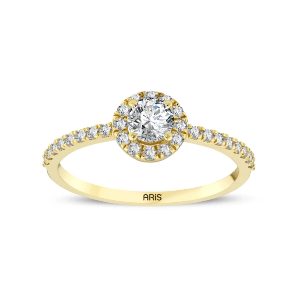0,56 Karat Solitär-Diamantring