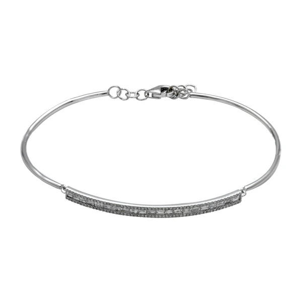 Baguette-Diamantarmreif