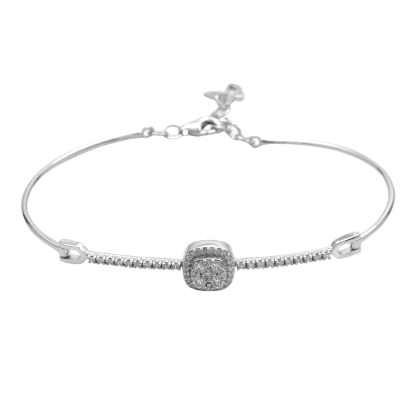 Diamant Effect-Armreif