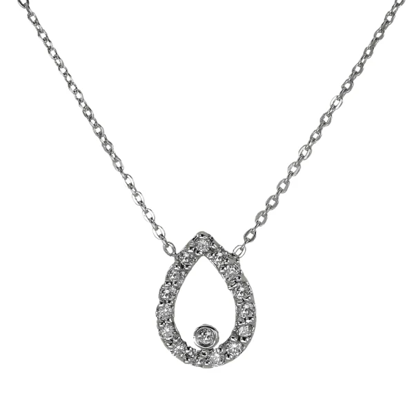 Tropfen-Diamantkette
