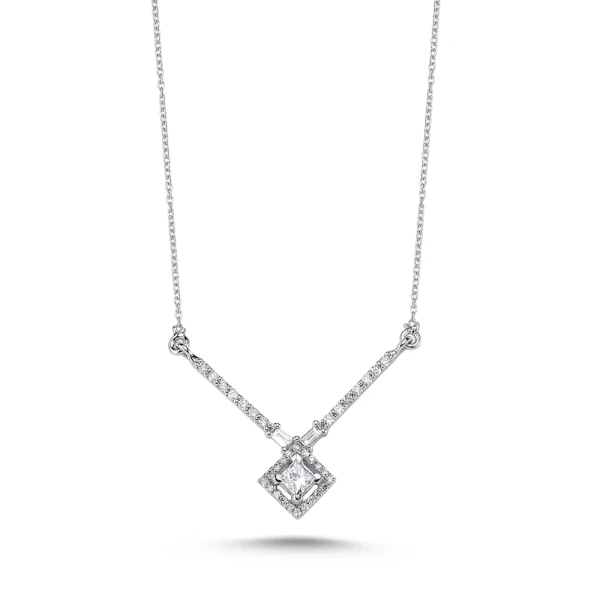 Prinzessschliff Diamantkette
