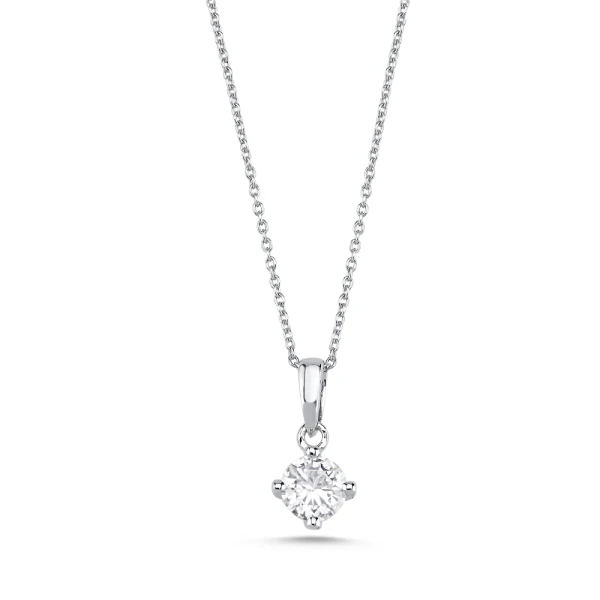 0,30 Karat Diamant-Solitärkette