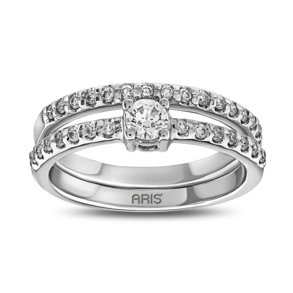 Ehering Solitär-Diamantring