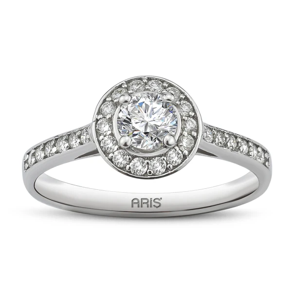 0,70 Karat HRD Zertifizierter Fantasie-Diamantring