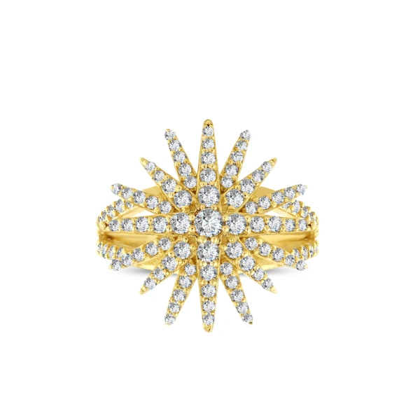 1,11 Karat Sonnen-Diamantring