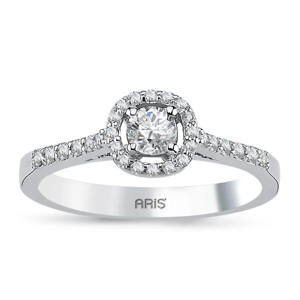 0,42 Karat Fantasie-Diamant-Solitärring