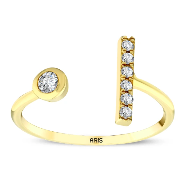 0,11 Karat Diamantring