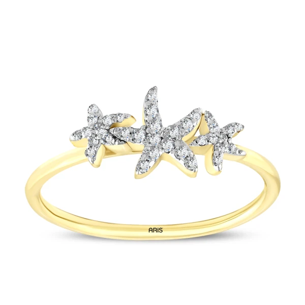 Seestern-Diamantring