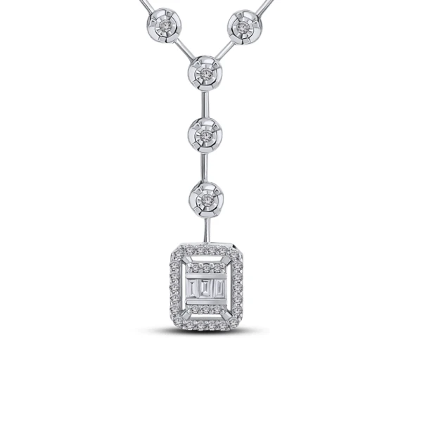 Diamant Baguette Collier