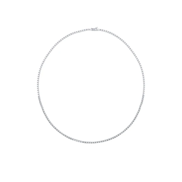 7,12 Karat Diamant-Rivière-Halskette