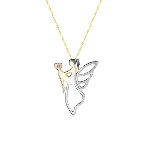 Diamant Herzfee Kette