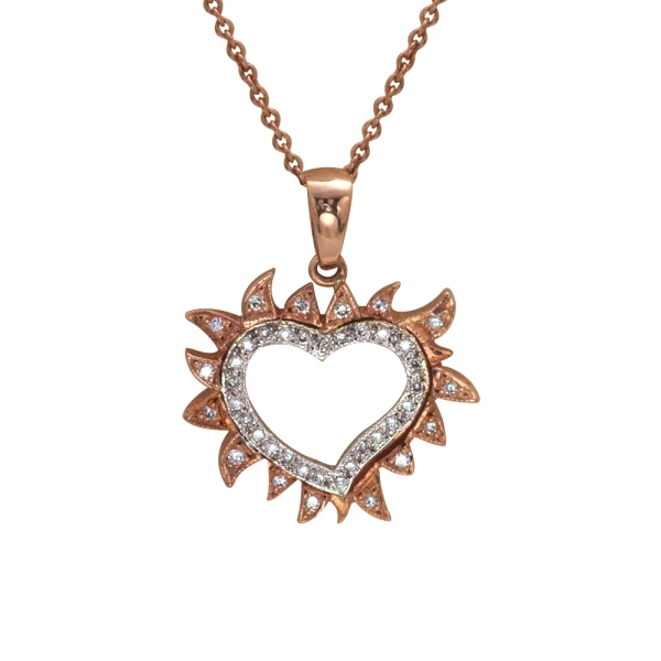 Diamant Herz Kette