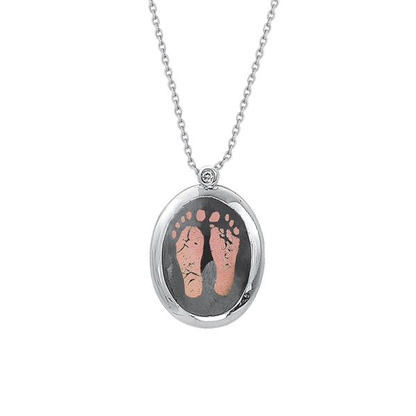Diamantkette Fußabdruck Kollektion