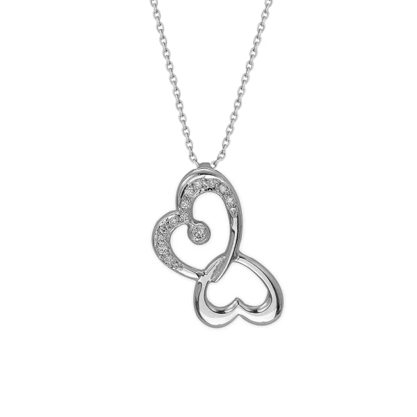 Diamant Kette Mein Herz gehört dir