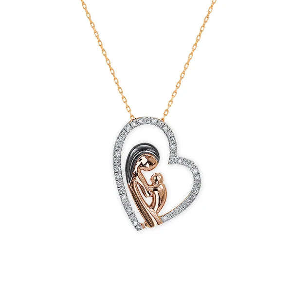 Diamantkette Mein Herz aus Diamant