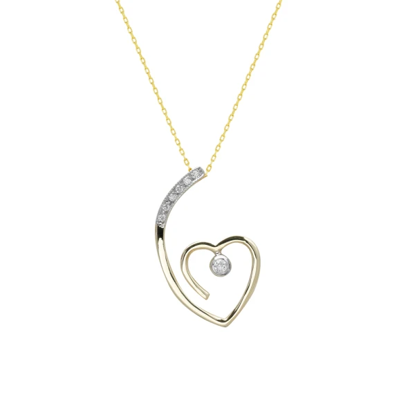 Diamant Herz Kette