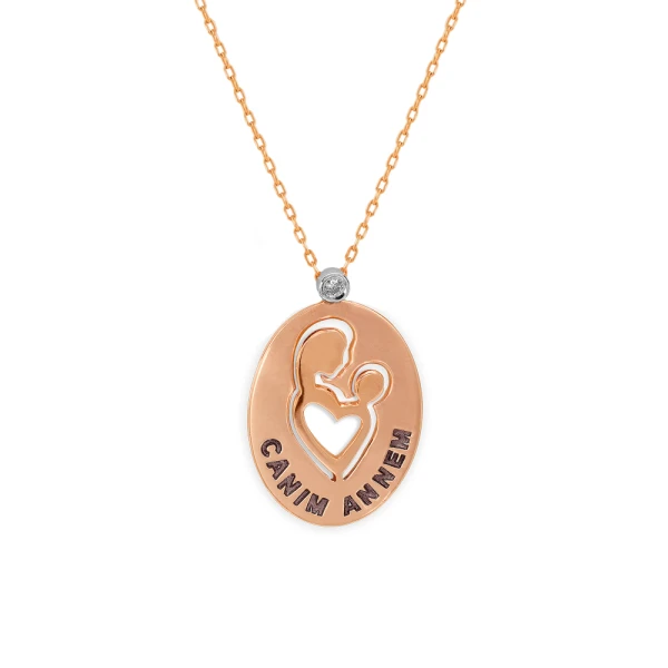 Diamantkette Meine liebe Mama