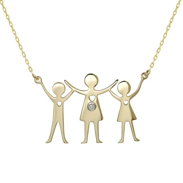 Goldkette mit Diamant