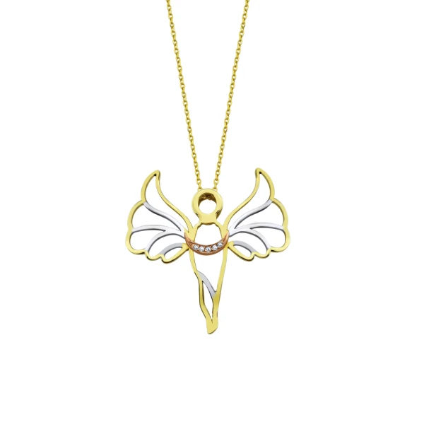 Diamant Friedensengel Michael Kette