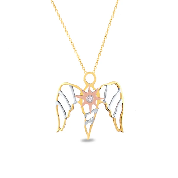 Diamant Heilungsengel Israfil Kette