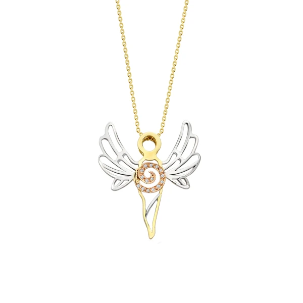 Diamant Friedensengel Azrael Kette
