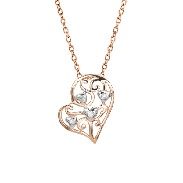 Diamant Herz Kette