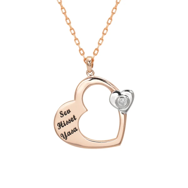 Diamant Herz Kette