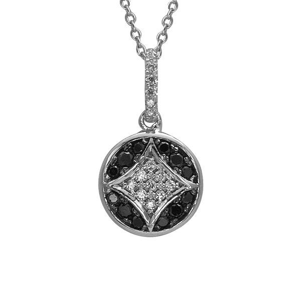 Schwarzer Diamant Goldkette