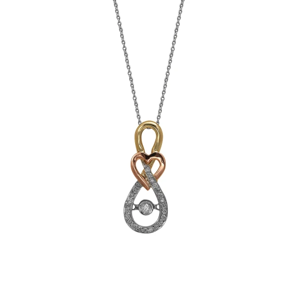Diamant Herz Kette